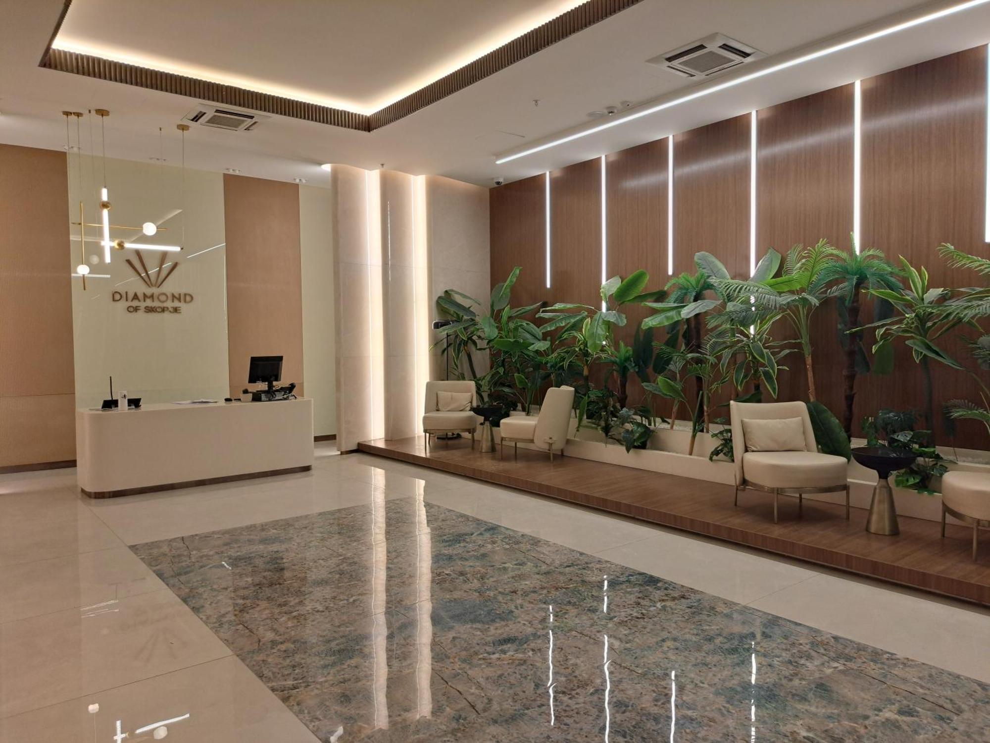 Anika Luxury Apartment At Diamond Center Üsküp Dış mekan fotoğraf